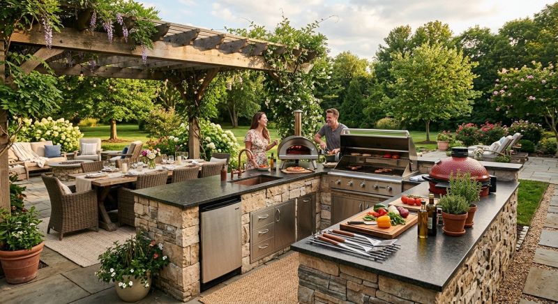 Outdoor Kitchen Remodeling in Alpharetta, GA