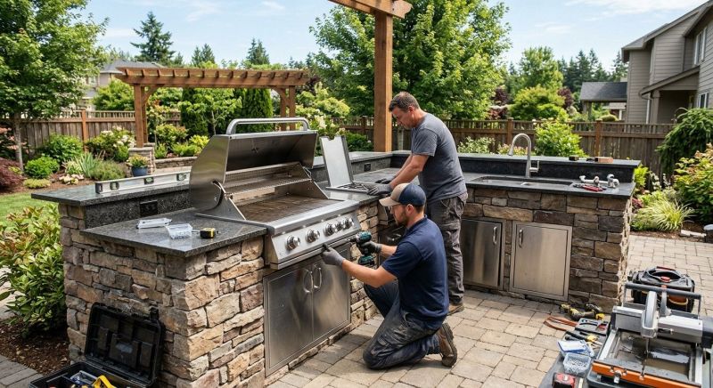 Outdoor Kitchen Installation in Summerville, SC